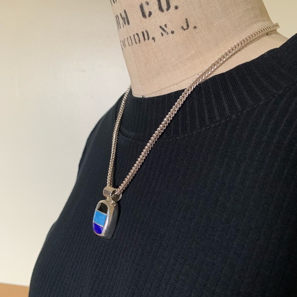 PAOLO ROMEO 925 STERLING SILVER MEXICO NECKLACE - Picture 7 of 13